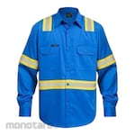 Mokoworkwear Wearpack Cobalt Blue Yellow (Pakaian/Baju Pelindung Kerja)