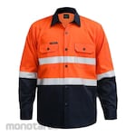 Mokoworkwear Wearpack Orange Navy (Pakaian/Baju Pelindung Kerja)