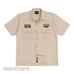 Mokoworkwear Work Shirt Stone (Kemeja Kerja / Kemeja Lengan Pendek)