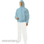 TRUSCO Nonwoven Fabric Disposable Protective Clothing with Hood Jumper