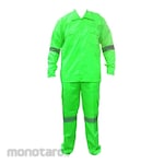 KRISBOW Setelan Baju Pelindung Warna Hijau