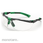UNIVET Safety/Protection Glasses Single-Lens 5X1 metal gray x green with anti-fog coating (Kacamata Safety)
