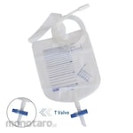 OneMed Kantong Urine Bag Urobag 2000 T-Valve