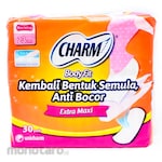 Charm Sanitary Pad Extra Maxi without Wing (Pembalut)