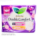 Laurier Sanitary Pad Active Day Double Comfort Super Slim Long Wing (Pembalut Wanita)