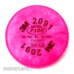 3M Particulate Filter 2091 P100
