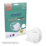 Skrineer Mask Duckbill Headloop 4ply White Box (Masker)