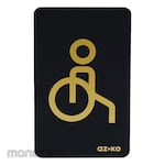 AZKO Stiker Anodized Akrilik Toilet Difabel