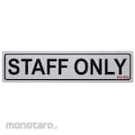AZKO Stiker Anodized Sign Staff Only