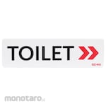 AZKO Stiker Anodized Sign Toilet Kanan