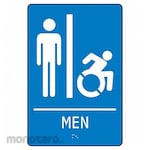 ACCUFORM ADA Braile Restroom Sign