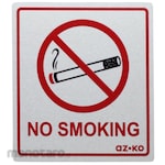 AZKO Stiker Anodized Sign No Smoking (Rambu Larangan)