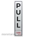 AZKO Stiker Anodized Sign Pull/Tarik (Rambu Petunjuk Arah)