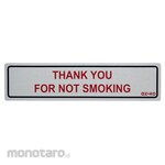 AZKO Stiker Anodized Sign Thank You For Not Smoking (Rambu Larangan)
