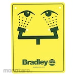 BRADLEY Safety Eyewash Sign (Rambu Keselamatan)