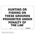 CONDOR No Hunting Sign (Rambu Keselamatan)