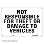 CONDOR Not Responsible Sign