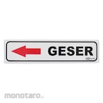 GM Door Safety Sign (Rambu Keselamatan)