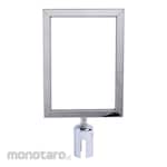 KRISBOW Queue Pole Board Stainless Steel (Bingkai Rambu)