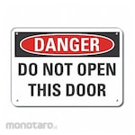 LYLE Aluminum Door Instruction Danger Sign