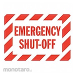 LYLE Aluminum Emergency Shut Off Sign