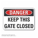 LYLE Aluminum Gate Operation Danger Sign