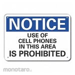 LYLE Aluminum No Phones Notice Sign