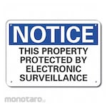 LYLE Aluminum Surveillance Notice Sign