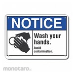 LYLE Aluminum Wash Hands Notice Sign