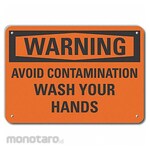 LYLE Aluminum Wash Hands Warning Sign