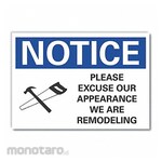 LYLE Construction Area Notice Reflective Label