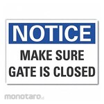 LYLE Gate Operation Notice Label