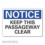 LYLE Keep Clear Notice Label