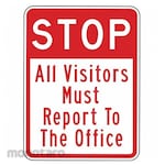 LYLE Non-reflective Visiitors Sign