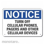 LYLE Plastic No Phones Notice Sign