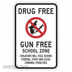 LYLE Reflective Drug Free Drug Free Sign
