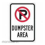 LYLE Reflective Dumpster Sign