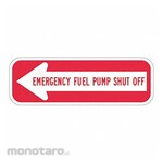 LYLE Reflective Fuel Shut Off Sign