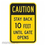 LYLE Reflective Gate Caution Sign