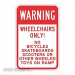 LYLE Reflective No Skateboards Warning Sign