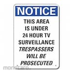 LYLE Reflective Surveillance Notice Sign