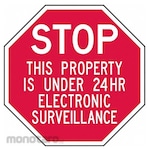 LYLE Reflective Surveillance Stop Sign