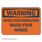 LYLE Reflective Wash Hands Warning Sign