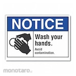 LYLE Wash Hands Notice Label