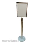Non Brand Queue Pole Board Stainless Stand (Tiang Antrian)