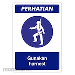 RGP Sign APD - Gunakan Harnest (Rambu APD)