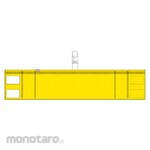 Unit Armband with zipper (clip type) yellow