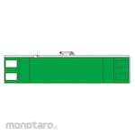 Unit Armband with zipper, green (insert type), soft vinyl, 90 x 420