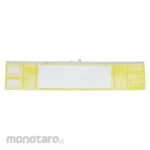 Unit Armband with zipper, yellow (insert type), soft vinyl, 90 x 420