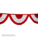 Non Brand Background Gelombang Kipas Merah Putih